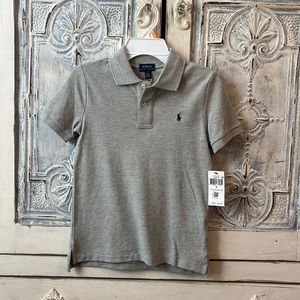 Polo Ralph Lauren kids gray polo shirt